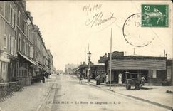 VINTAGE POSTCARD Luc On sea the rounte of langrune Butchery