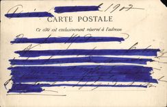 VINTAGE POSTCARD Luc On sea street of the beach