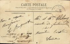 VINTAGE POSTCARD Luc On sea the beach and villas of the great East