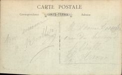 VINTAGE POSTCARD Luc On sea the beach and cabins