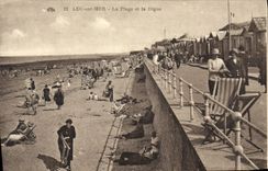 CPA Luc Sur mer la plage et la digue