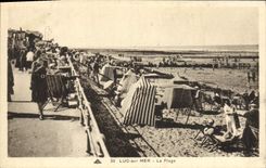 CPA Luc Sur mer la plage