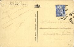 POSTAL Lucas de la VENDIMIA en el mar los niños de las cabinas