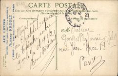 VINTAGE POSTCARD Luc on sea the stone has fish