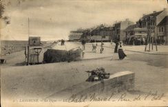 CPA Luc sur mer sur la digue