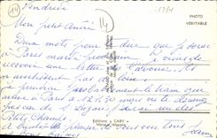 MODERN CARD Langrune on sea the beach the bathe