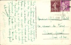 VINTAGE POSTCARD Langrune the new dam