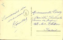 VINTAGE POSTCARD Langrune on sea the dam and the beach