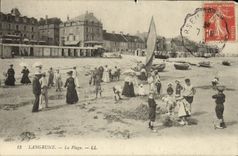 CPA Langrune la plage
