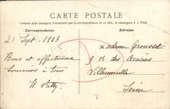 VINTAGE POSTCARD Langrune on sea the beach Dimensions Cliffs