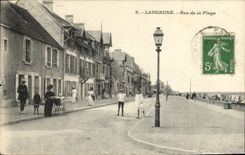 CPA Langrune rue de la plage