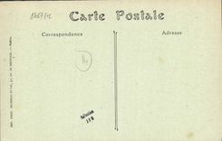 VINTAGE POSTCARD Langrune on sea the street of the beach