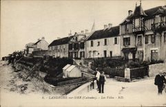 VINTAGE POSTCARD Langrune on sea villas