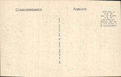 VINTAGE POSTCARD Langrune villas on cliffs