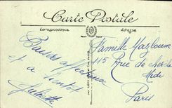 VINTAGE POSTCARD Langrune the dam cabins