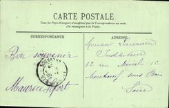 VINTAGE POSTCARD Lion on sea the beach