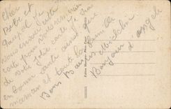 VINTAGE POSTCARD Littry the mines monument and vault