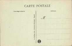 VINTAGE POSTCARD Long holy abbey Marie main door