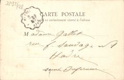 CPA Caen Statue de Auber