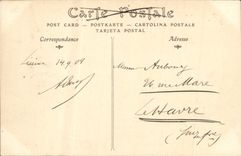 Apse de Lisieux de la POSTAL de la VENDIMIA de las piedras de afilar del santo de la catedral