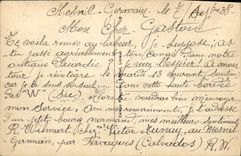 POSTAL Lisieux de la VENDIMIA