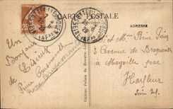 St Jacques Lisieux de la iglesia de la POSTAL de la VENDIMIA