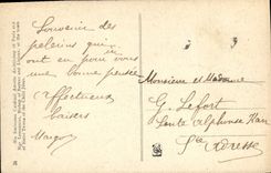 POSTAL S.E. de la VENDIMIA el arzobispo cardinal de Amette del obispo de París Lemonnier de Bayeux