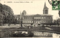 CPA Lisieux Le Jardin Public et le Musee 