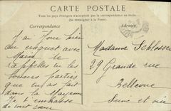 POSTAL Lisieux de la VENDIMIA el jardín de Etoile