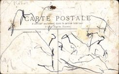 VINTAGE POSTCARD Marche with Cattle has Lisieux