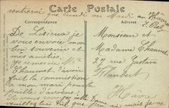 República de los mercados de Lisieux de la POSTAL de la VENDIMIA en la TAPA de los caballos