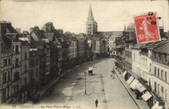 POSTAL Lisieux de la VENDIMIA el lugar Victor Hugo