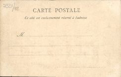 POSTAL Lisieux de la VENDIMIA el el lugar de Thiers y grande 'la calle