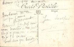 POSTAL Lisieux de la VENDIMIA el lugar de Thiers la catedral y el paladar episcopal viejo de la oficina de correos