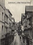 POSTAL Lisieux de la VENDIMIA una calle vieja