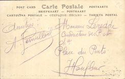 POSTAL Lisieux de la VENDIMIA el lugar del vencedor