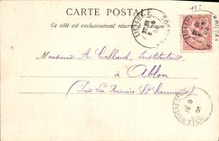 VINTAGE POSTCARD Lisieux the Street with the Boilermen Restoring Baudremont