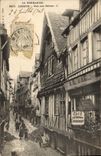 CPA Lisieux La Rue aux Fevres Restaurant Baudremont 