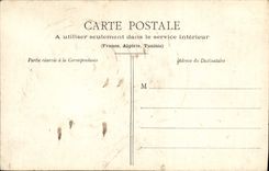 VINTAGE POSTCARD Lisieux Street with the Boilermen One of oldest of Lisieux