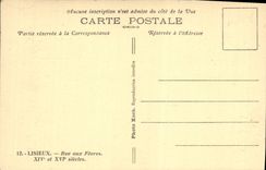 CPA Lisieux Rue aux Fevres 