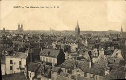 VINTAGE POSTCARD Caen View