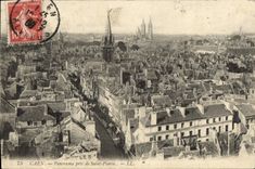 CPA Caen Panorama pris de Saint Pierre 