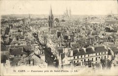 CPA Caen Panorama pris de Saint Pierre 