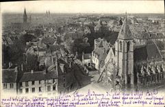 VINTAGE POSTCARD Caen Panorama