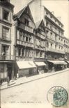 VINTAGE POSTCARD Caen Old women Levrard Houses