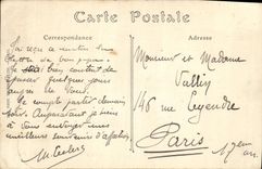 VINTAGE POSTCARD Caen Old Hotel of Valois Details of the court