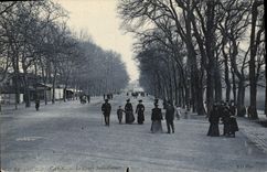 VINTAGE POSTCARD Caen the course Sadi Carnot