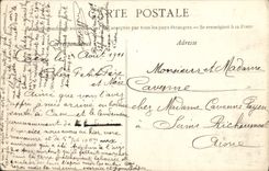 CPA Caen Caserne Hamelin cote de l'Orne Militaria 