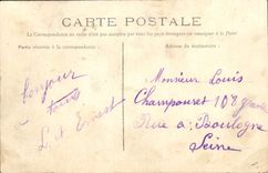 VINTAGE POSTCARD Caen the Meadow Racecourse Hippisme