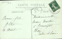 VINTAGE POSTCARD Caen the College the Cloister